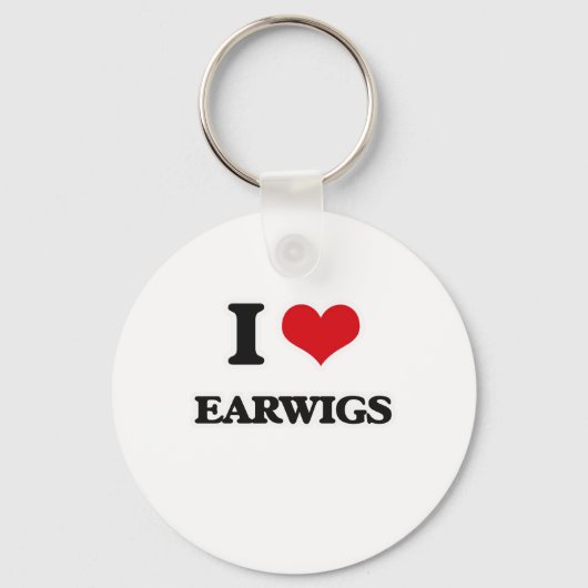 I Love Earwigs Sleutelhanger (Voorkant)