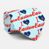 I Love Easton, Pennsylvania Stropdas (Opgerold)
