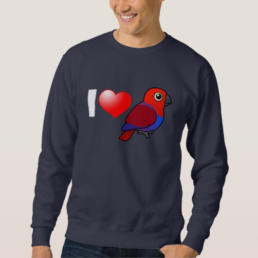 I Love Eclectus Parrots (vrouw) Trui (Voorkant)