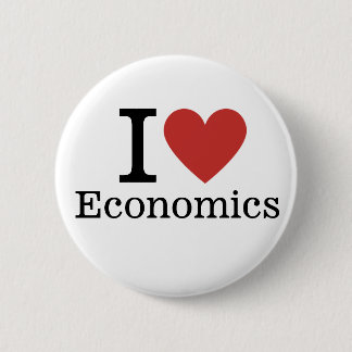 I ❤️ Love Economics CUSTOM Pins Ronde Button 5,7 Cm