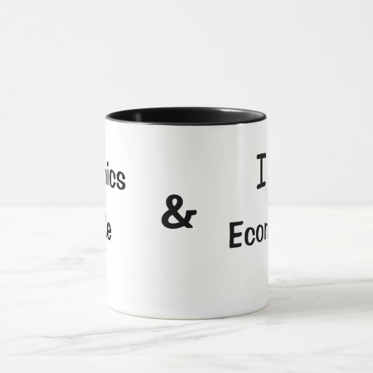 I Love Economics Mok (Midden)