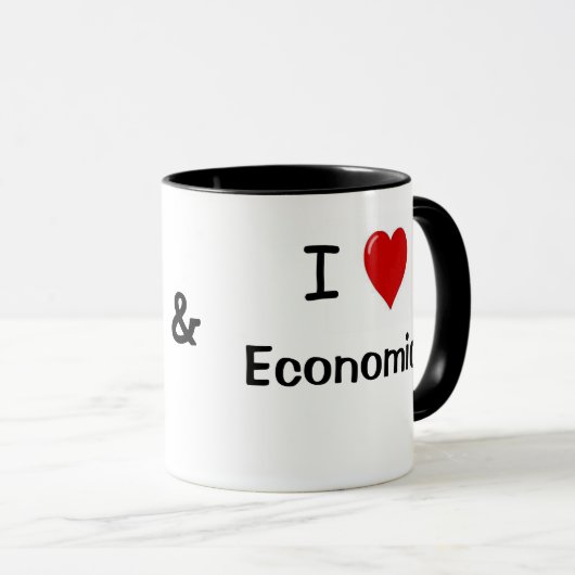 I Love Economics Mok (Voorkant rechts)