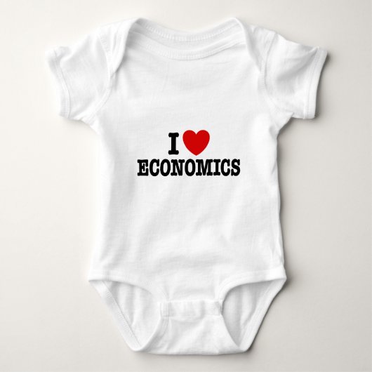 I Love Economics Romper (Voorkant)