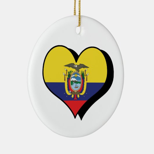 I Love Ecuador Ornament (Rechts)