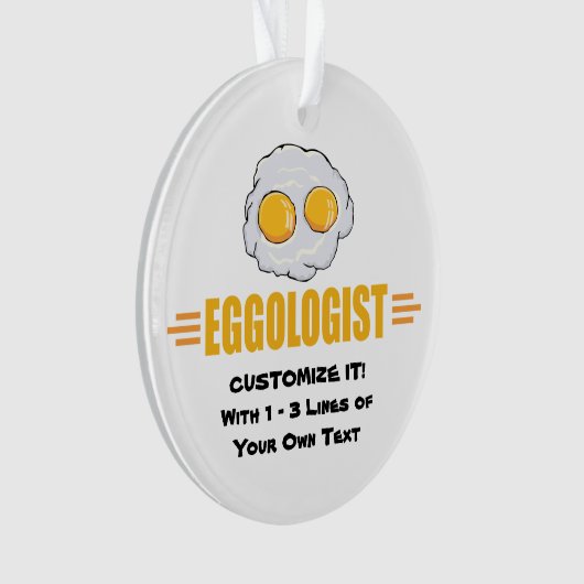 I Love Eggs Ornament (voorkant)
