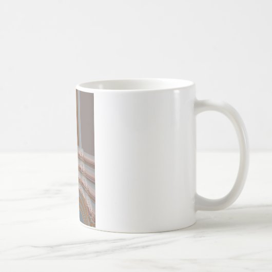 I Love Eiffel Tower Paris with Love blue sky colo Koffiemok (Rechts)