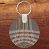 I Love Eiffel Tower Paris with Love blue sky colo Sleutelhanger (Voorkant)