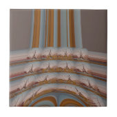 I Love Eiffel Tower Paris with Love blue sky colo Tegeltje (Voorkant)