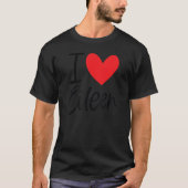 I Love Eileen Name Personalized Girl Woman Bff Fri T-shirt (Voorkant)