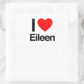 i love eileen rechthoekige sticker (Tas)