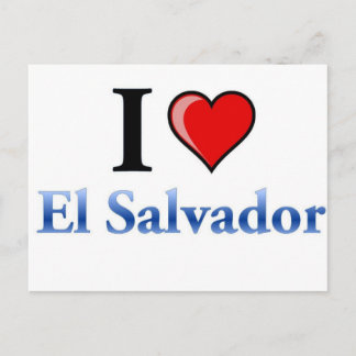I Love El Salvador Briefkaart