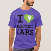 I love electric cars friends t-shirt (Voorkant)
