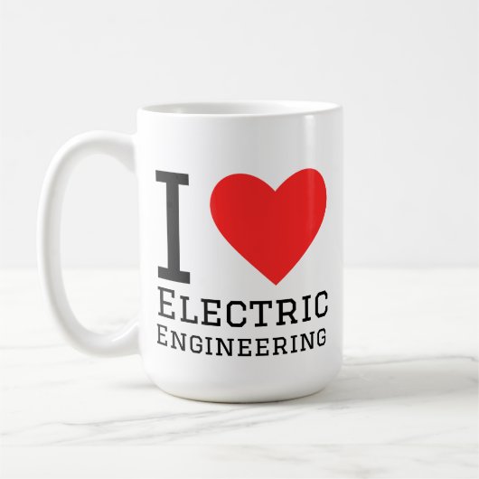 I love electric engineering  koffiemok (Links)