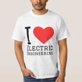 I love electric engineering  t-shirt (Voorkant)