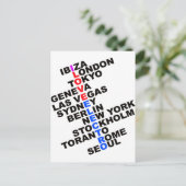 I Love Electro Briefkaart (Staand voorkant)