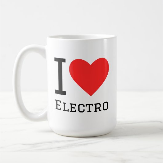 I love electro koffiemok (Links)