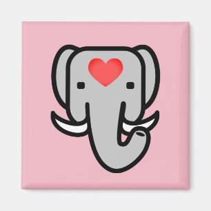 I Love Elephants Magneet
