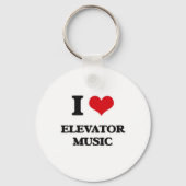 I Love Elevator Music Sleutelhanger (Voorkant)