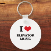 I Love Elevator Music Sleutelhanger (Voorkant)