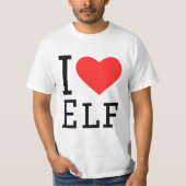 I love elf t-shirt (Voorkant)