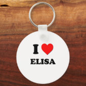 I Love Elisa Sleutelhanger (Voorkant)