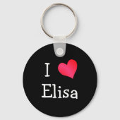 I Love Elisa Sleutelhanger (Voorkant)