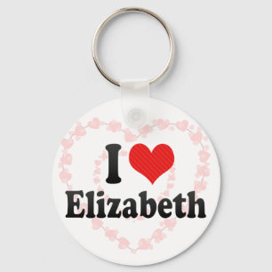 I Love Elizabeth Sleutelhanger