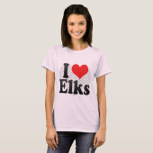 I Love Elks T-shirt (Voorkant volledig)