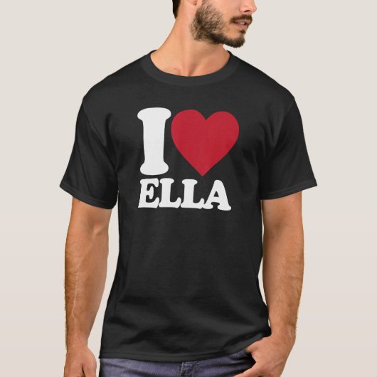 I Love Ella - I Heart Ella T-shirt (Voorkant)