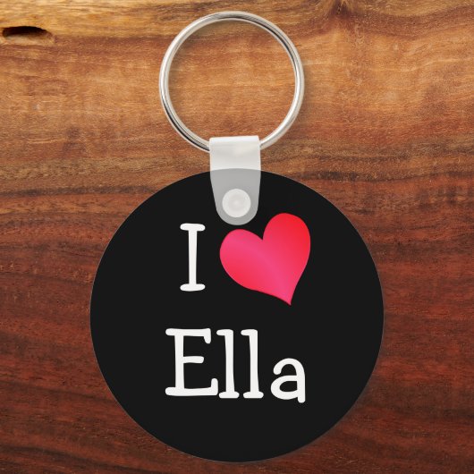 I Love Ella Sleutelhanger (Voorkant)