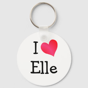 I Love Elle Sleutelhanger