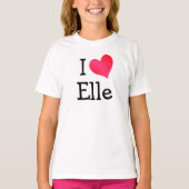 I Love Elle T-shirt (Voorkant)