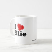 I Love Ellie Koffiemok (Voorkant links)