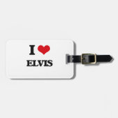 I Love Elvis Bagagelabel (Voorkant horizontaal)