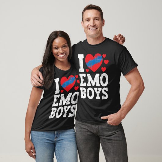 I Love Emo Boys  emo boys T-shirt (Unisex)