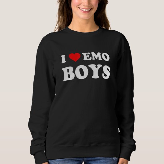 I Love Emo Boys Trui (Voorkant)