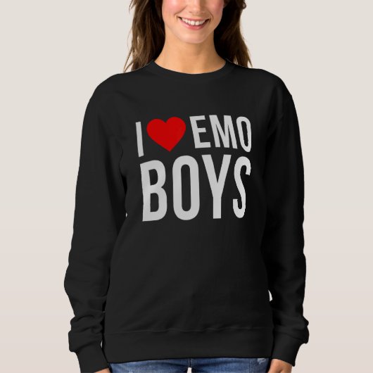 I Love Emo Boys Trui (Voorkant)