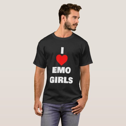 I Love Emo T-shirt (Voorkant volledig)