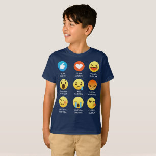 I Love  Emoticons (emoji) Gezegden T-shirt