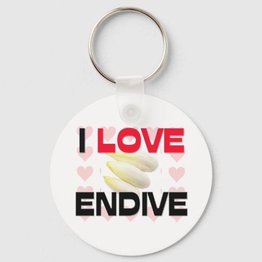 I Love Endive Sleutelhanger (Voorkant)