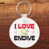 I Love Endive Sleutelhanger (Voorkant)