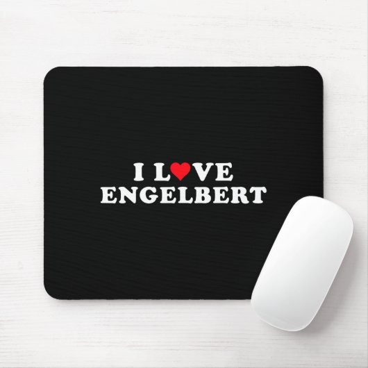 I Love Engelbert Girlfriend & Boyfriend Engelb Muismat (Met muis)