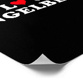 I Love Engelbert Girlfriend &amp; Boyfriend Engelb Poster (Hoek)