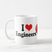 I Love Engineers Koffiemok (Links)