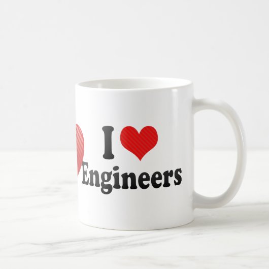 I Love Engineers Koffiemok (Rechts)