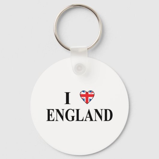 I Love England Sleutelhanger (Voorkant)