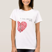 I love ENGLISH HORN  Music lovers T-shirts (Voorkant)