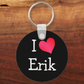 I Love Erik Sleutelhanger (Voorkant)