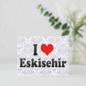 I Love Eskisehir, Turkey Briefkaart (Staand voorkant)