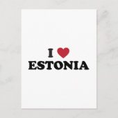 I Love Estonia Briefkaart (Voorkant)